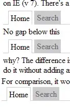 Screenshot of system icons list