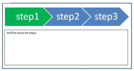 Search filter fields in column header