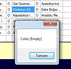 Output is like this: