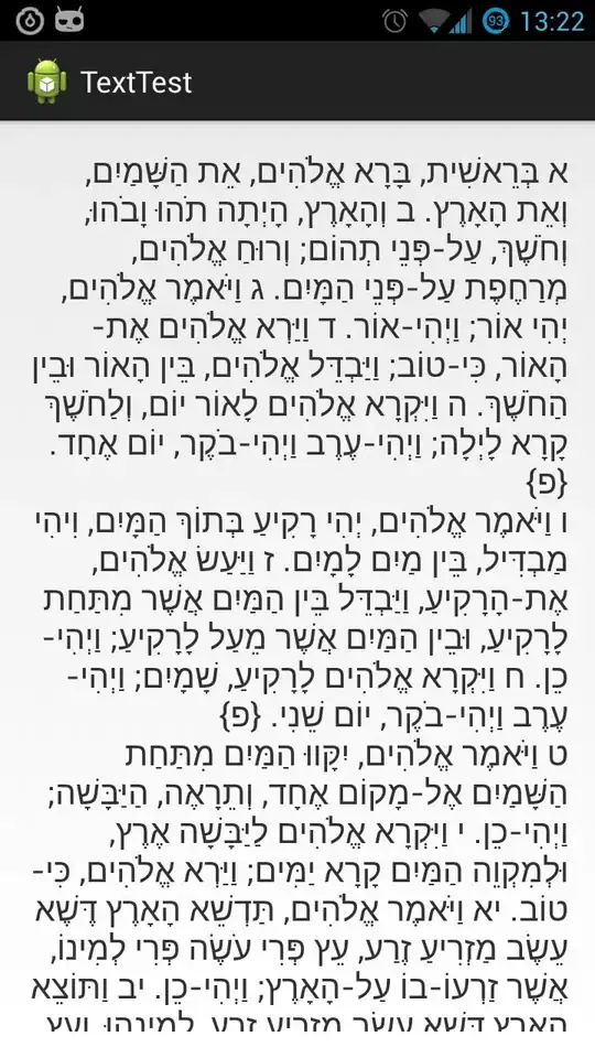 Inactive search bar in correct position