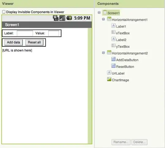 Transparent arrow aboev image