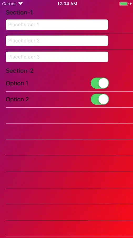 Setting TableViewController grading background
