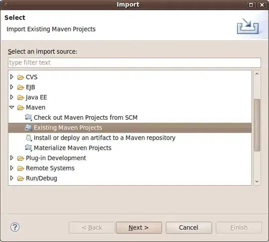 screenshot of the formula