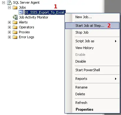 screenshot of data/sheet in email