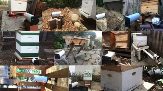 Graph representing the Huffman code