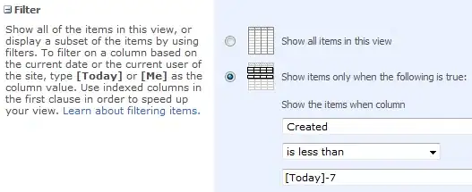 Please, see the output: