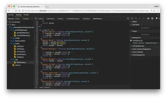 Nodes builtin GUI debugger