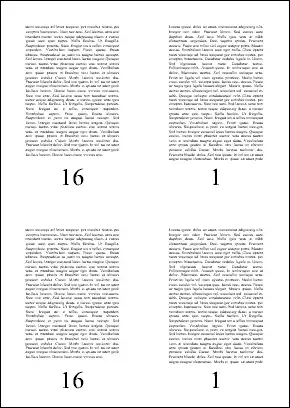 animation of imposing 2 A6 copies in one A4 sheet