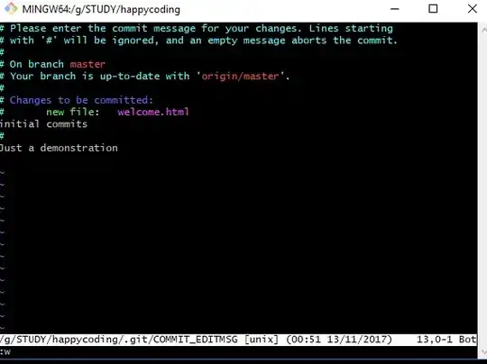 Writing <code>:w</code> command