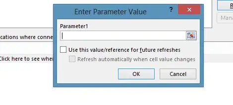 Prompt for MS Query Parameter