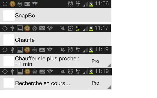 The 2 first ones are truncated, the 2 below are what I have 95% times