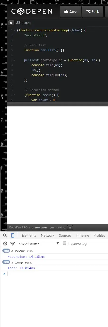 Recursion wins again!