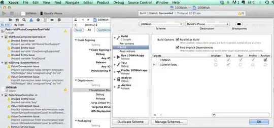 At first the error wasnt clear