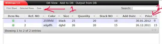 Screenshot of what my output needs to look like