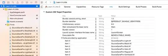 example plist with custom fonts added