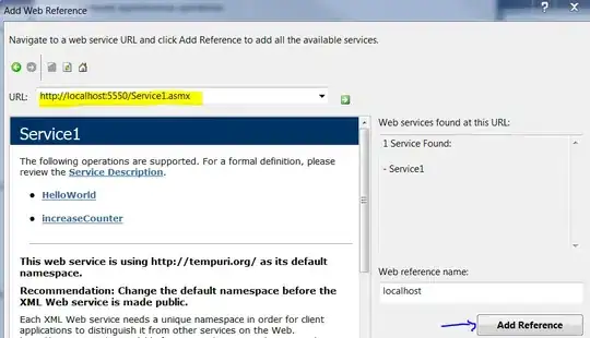 Data returned from query