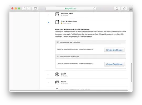 Java builder configuration