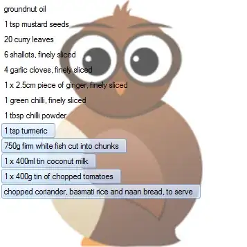 Build configurations screenshot
