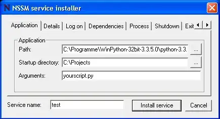 the window created by zenity