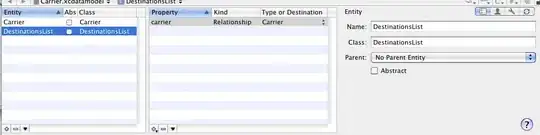 Printscreen of the Firefox console showing that the object parameter is defined