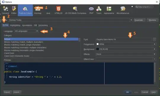 Only y axis in log scale