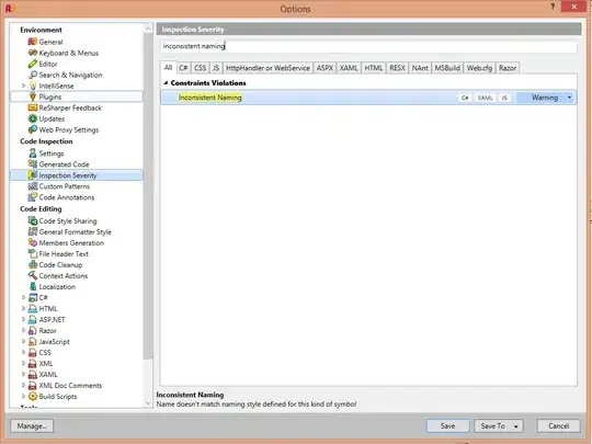 coregistered images do not match