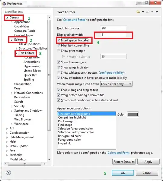 Screenshot of setting Maven Runner Properties