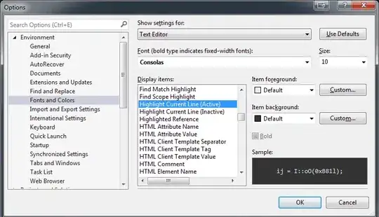 how table cells should look like