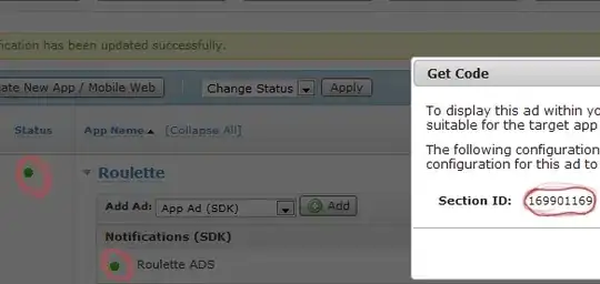 Progress bar settings panel