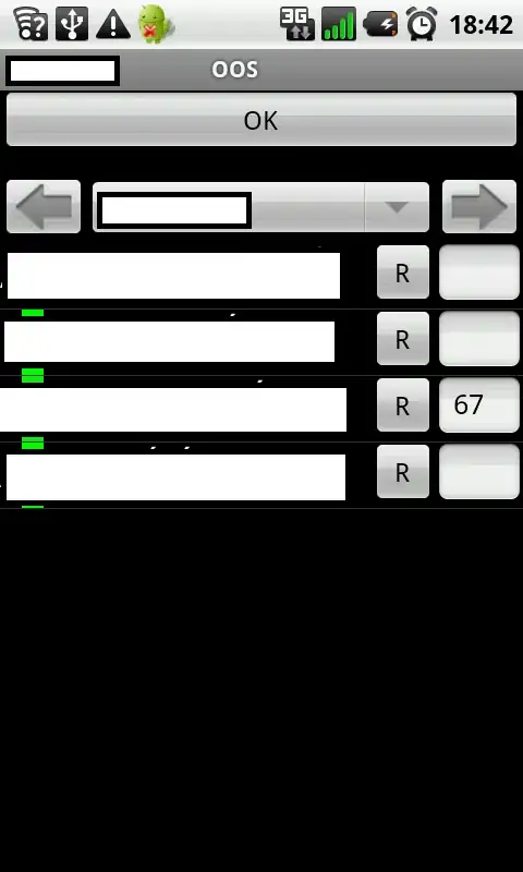 Table with nested List