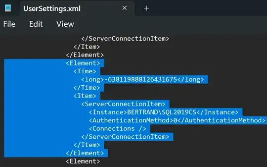 Snippet with Literal Editable=true