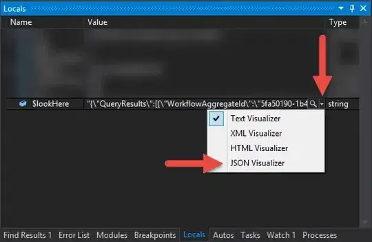 Screenshot of Visual Studio 2013 Locals window