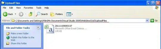need to save this out put data