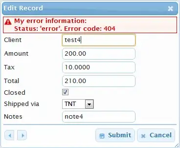 Screen capture of current linestrings
