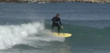 Login page with warning