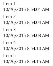 The title view looks fine