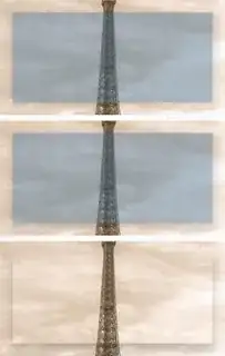 Screenshot of examples of both fixes, and an example with a fully transparent target.