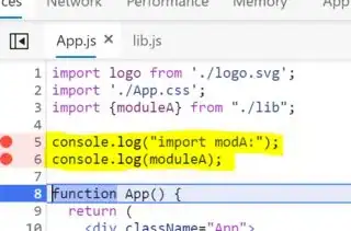 moduleA console logging works
