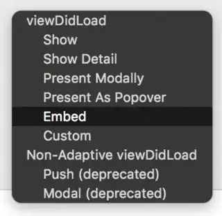 select Embed in the popup