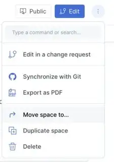 Selecting the "Synchronize with Git" Option