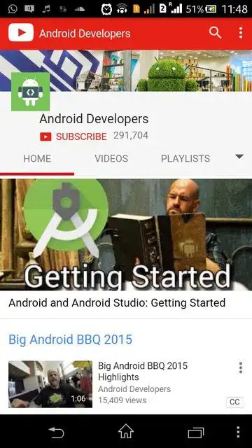 YouTube with webview