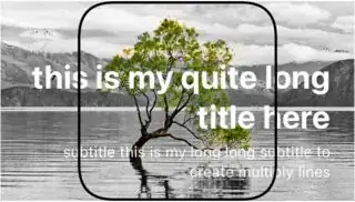 widget content with black frame showing where its cropped