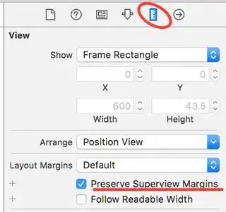 Checking preserve superview margins