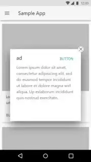 the closeable ad appearance is like this