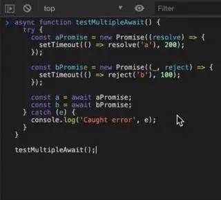 chrome output after running the code
