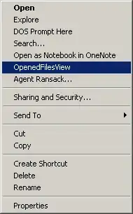 context menu