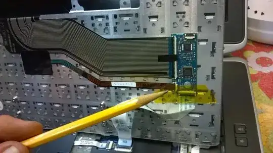 The point where the surgery takes place. Tape is already removed.