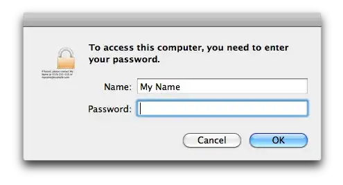 Unlock screen with custom item