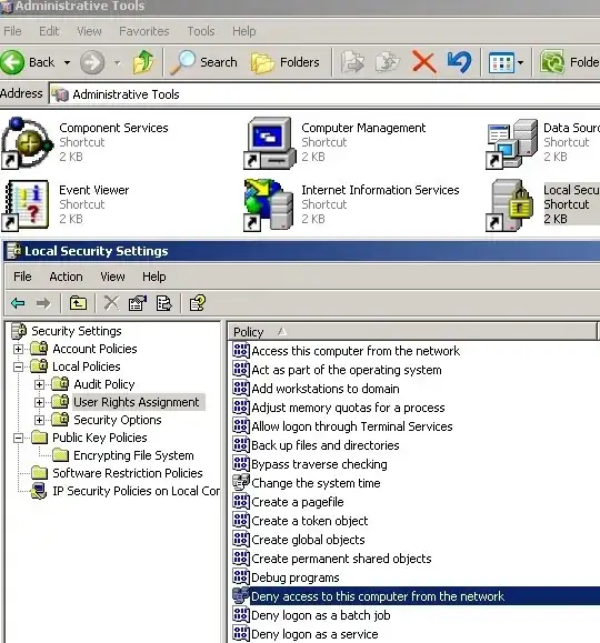 Local Security Policy