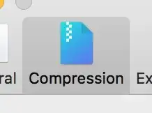 Keka "Compression" tab, selected